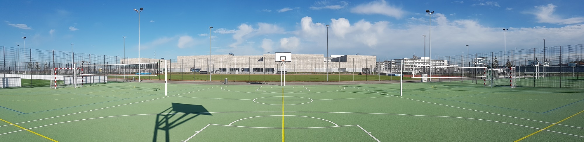 Multifunktionsspielfeld im Sportpark Freiham München