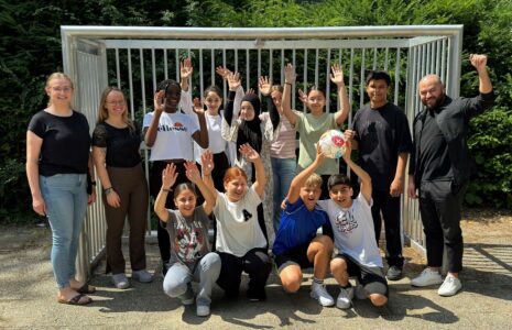 Fußballtor-Upcycling: Bolztore für Brackweder Realschule